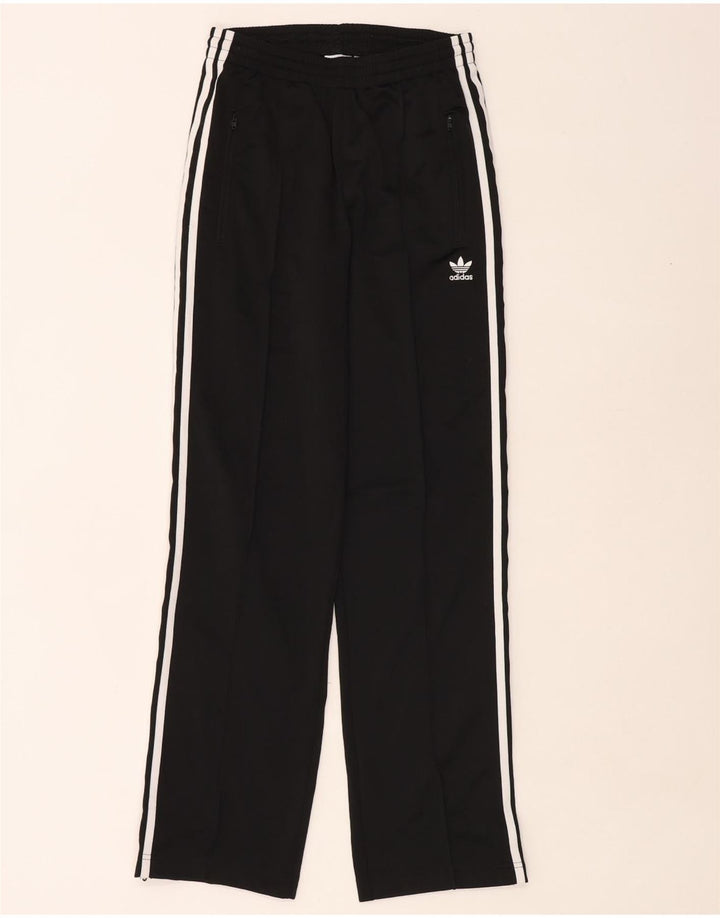 Pantaloni della tuta da donna Adidas UK 8 Small Poliestere nero