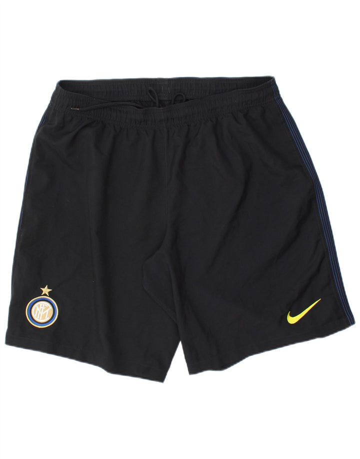Pantaloncini sportivi NIKE Inter da uomo XL neri in poliestere