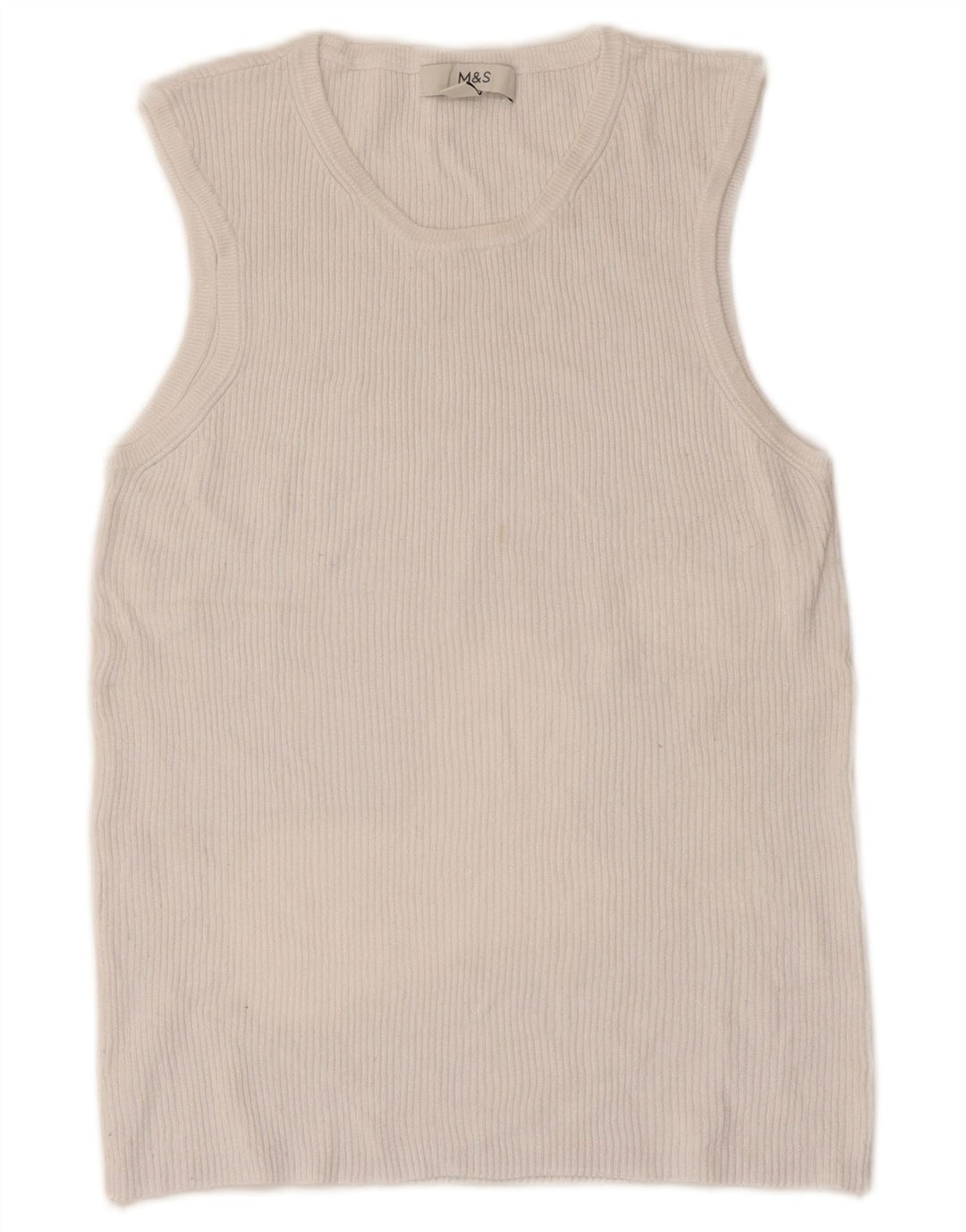 Canotta da donna Marks & Spencer UK 14 medio bianco