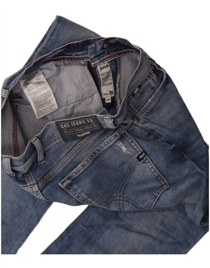 Jeans dritti da donna Gas W30 L34 cotone blu