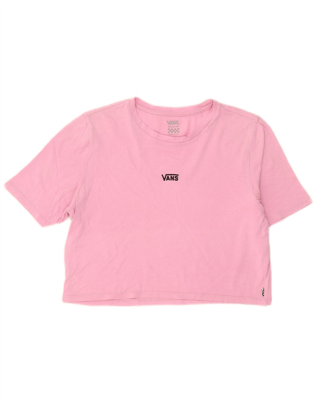 T-shirt corta da donna Vans UK 14 rosa medio