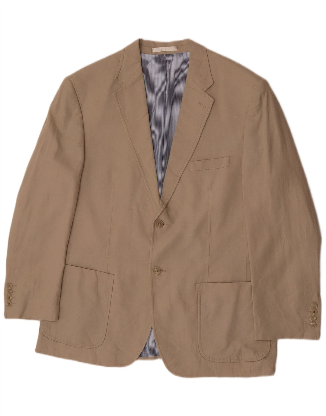 Giacca blazer a 2 bottoni Marks & Spencer da uomo UK 42 grande lino beige