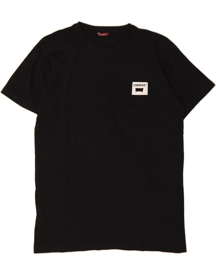 CARRERA Mens T-Shirt Top XL Black Cotton Vintage Carrera and Second-Hand Carrera from Messina Hembry 
