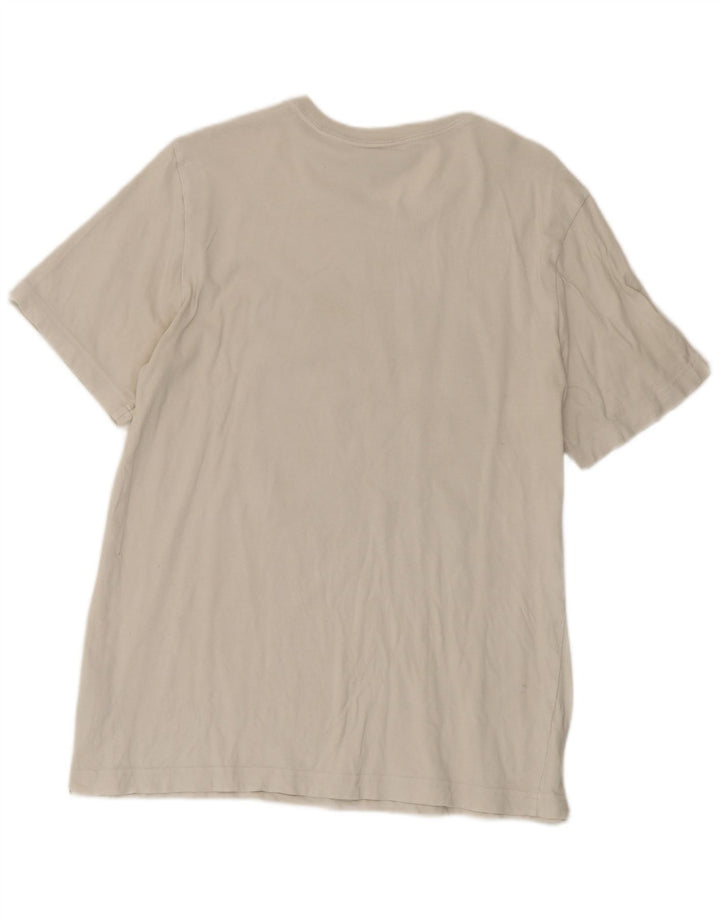 T-shirt grafica da uomo Adidas Top in cotone mimetico bianco medio