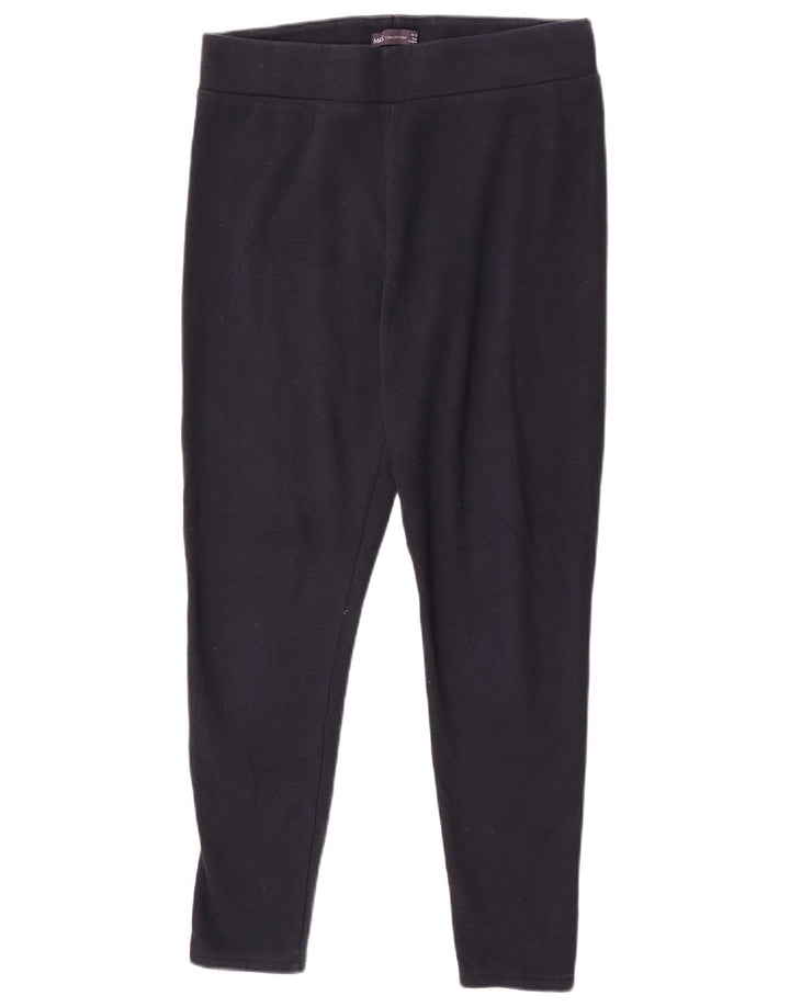 Leggings da donna Marks & Spencer UK 14 Large Poliestere blu navy