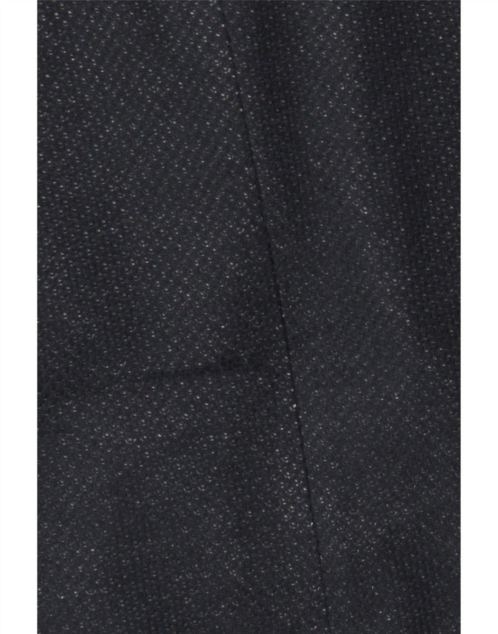 Giacca blazer da uomo a 2 bottoni Zara UK 40 grande poliestere blu navy