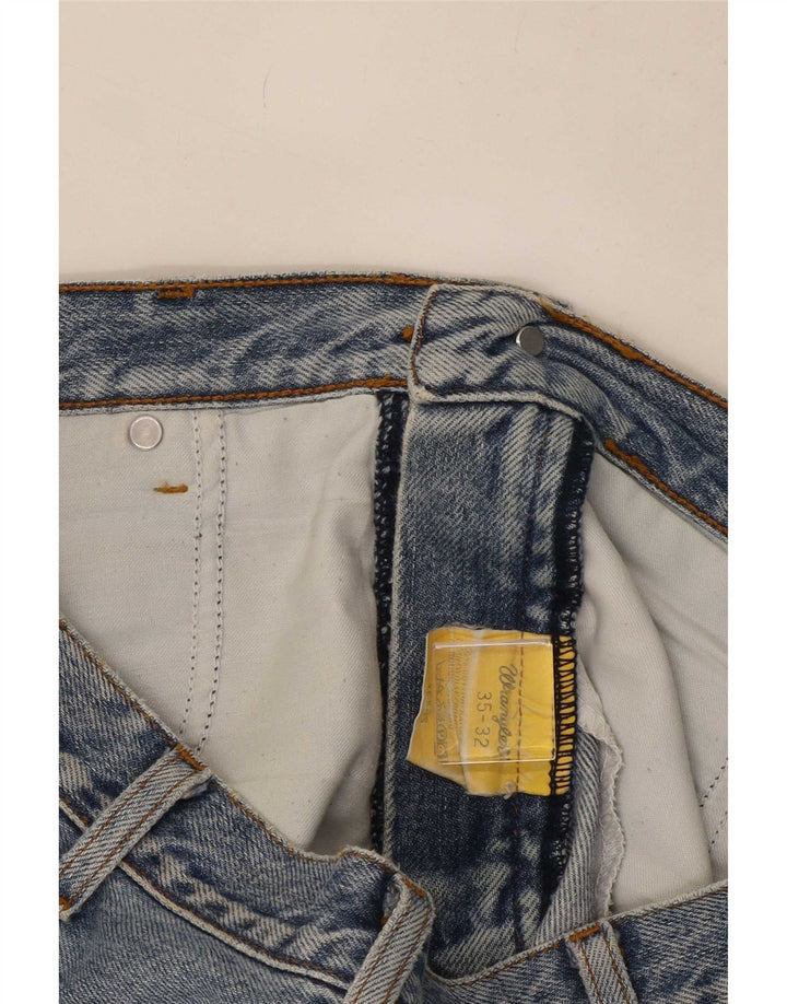 Jeans dritti da uomo Wrangler Texas W35 L32 cotone blu