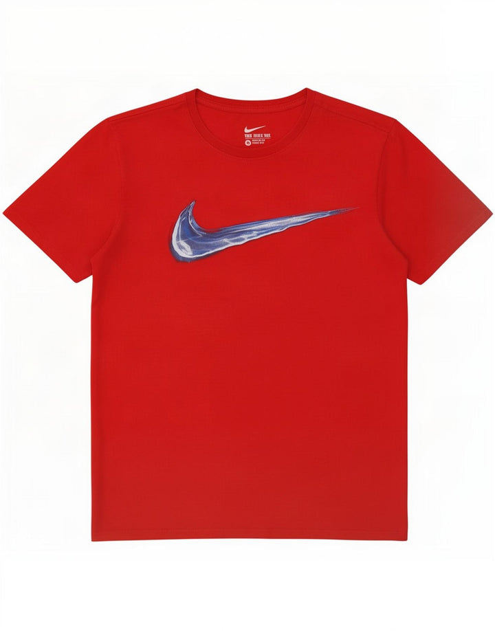 T-shirt grafica Nike da uomo con taglio atletico, colore rosso medio