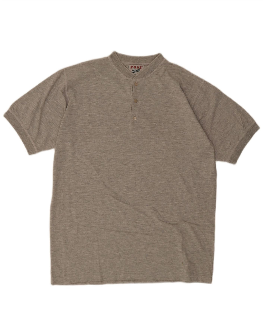 T-shirt da uomo vintage Top 2XL cotone chiazzato grigio