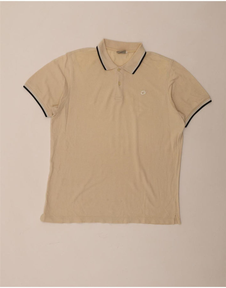 Polo da uomo Lotto grande beige