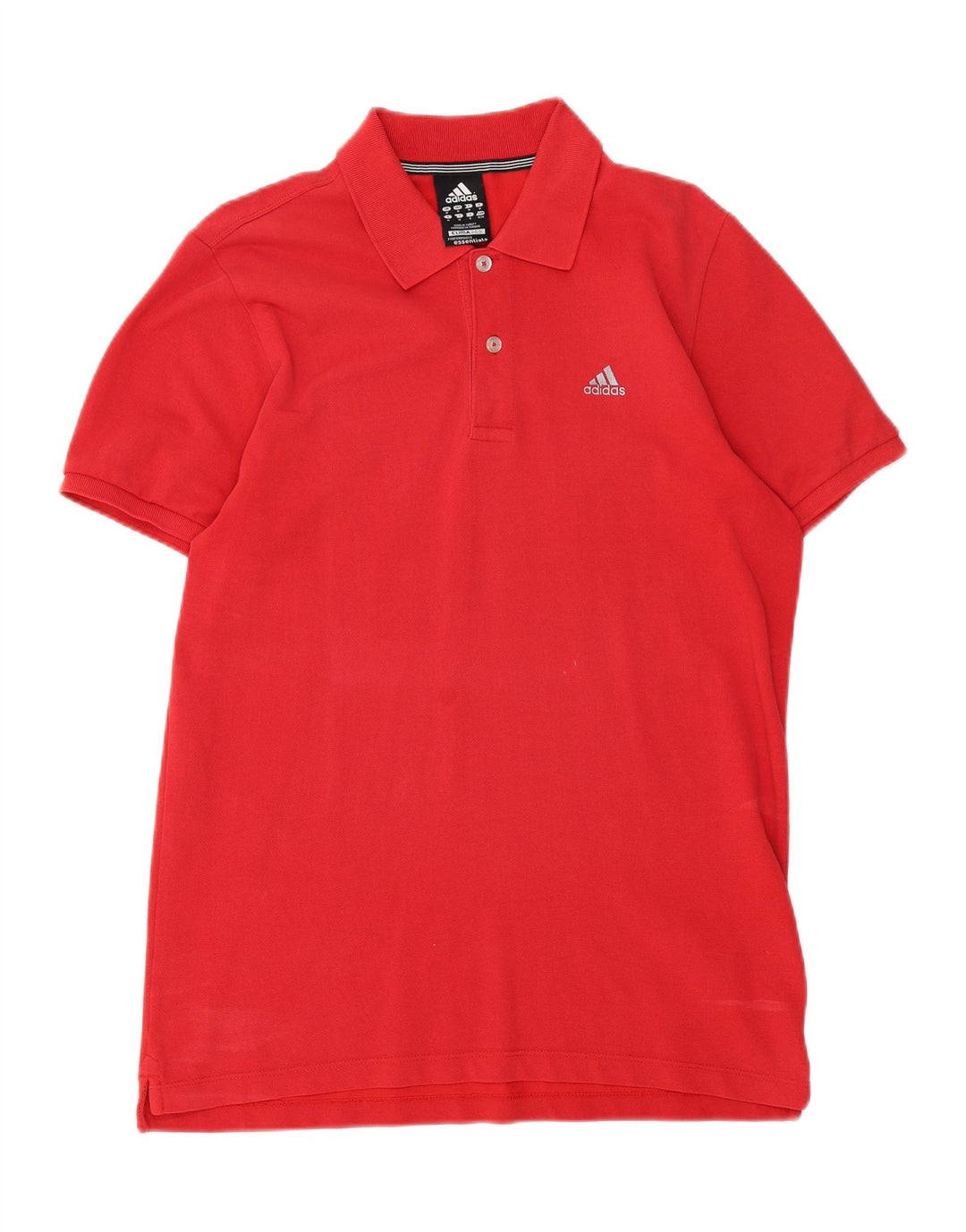 ADIDAS Mens Clima 365 Polo Shirt Medium Red Cotton Vintage Adidas and Second-Hand Adidas from Messina Hembry 