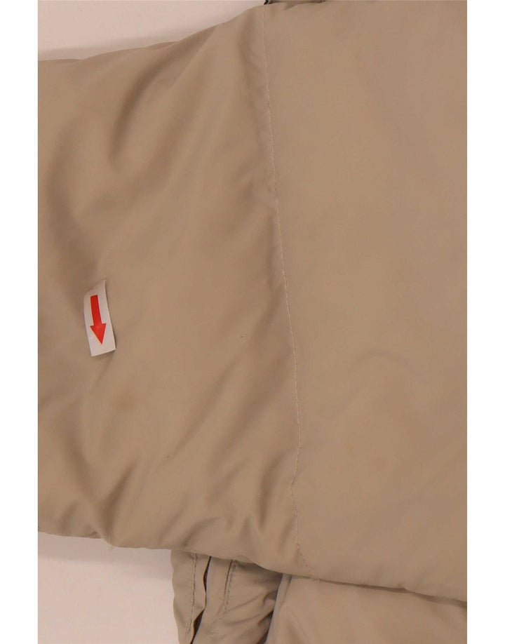 Giacca imbottita reversibile con cappuccio da uomo Rifle UK 38 Poliammide beige medio