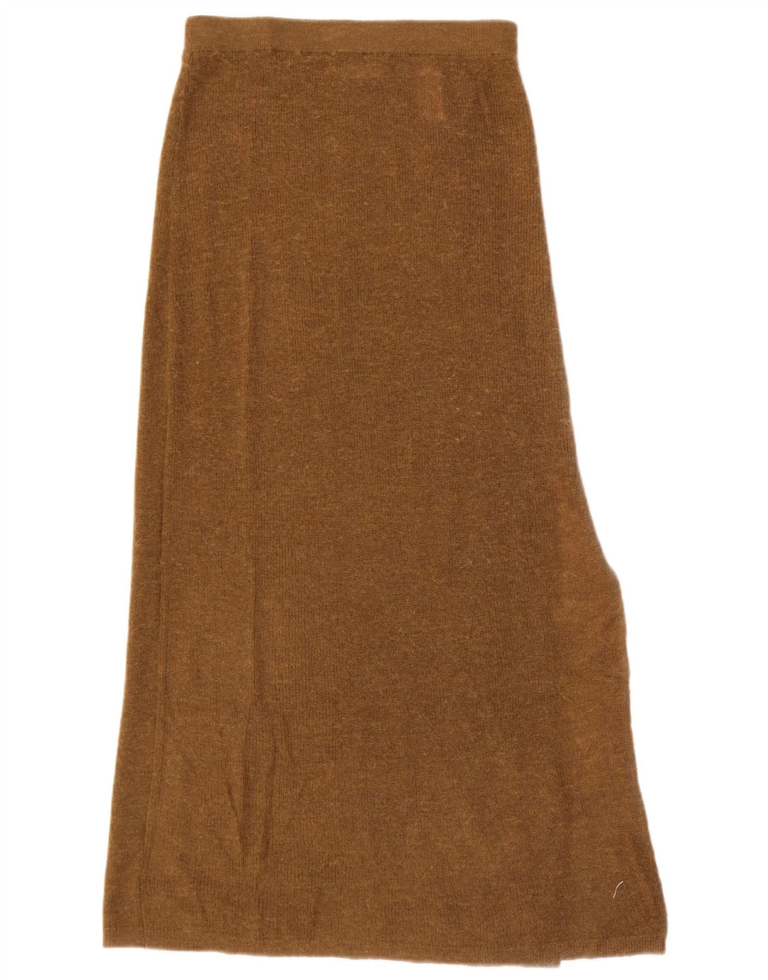 Gonna lunga in maglia Zara da donna piccola W26 marrone in poliammide