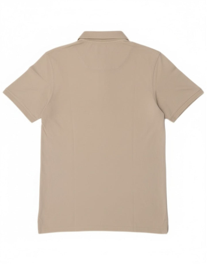 Polo Timberland da uomo slim fit in cotone beige medio