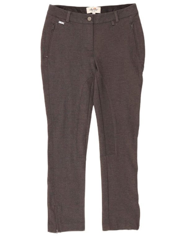 Pantaloni chino slim da donna ELLESSE IT 42 medi W28 L27 Rayon grigio