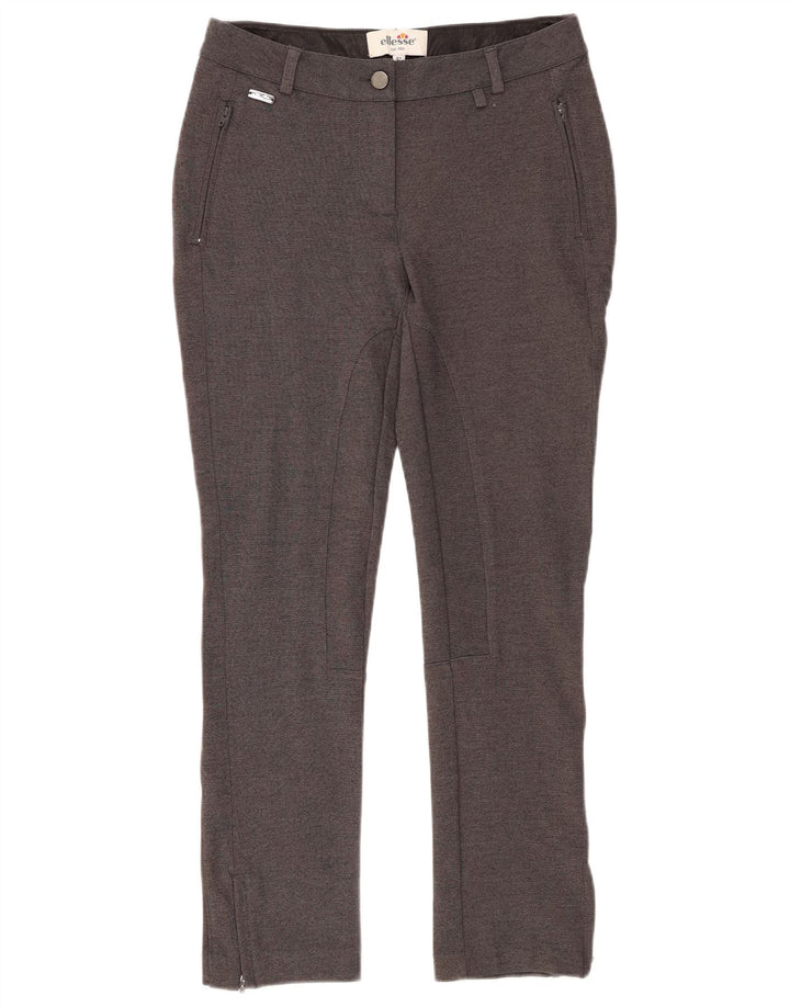 Pantaloni chino slim da donna ELLESSE IT 42 medi W28 L27 Rayon grigio