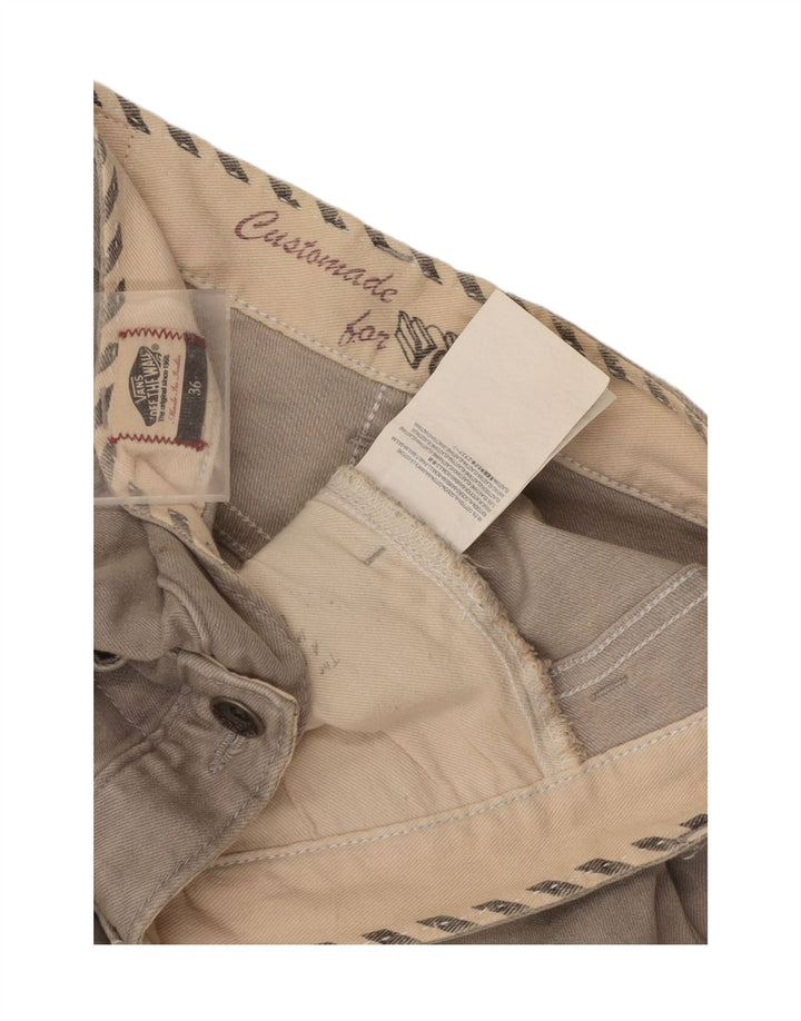 Pantaloncini casual da uomo Vans W36 grandi in cotone grigio