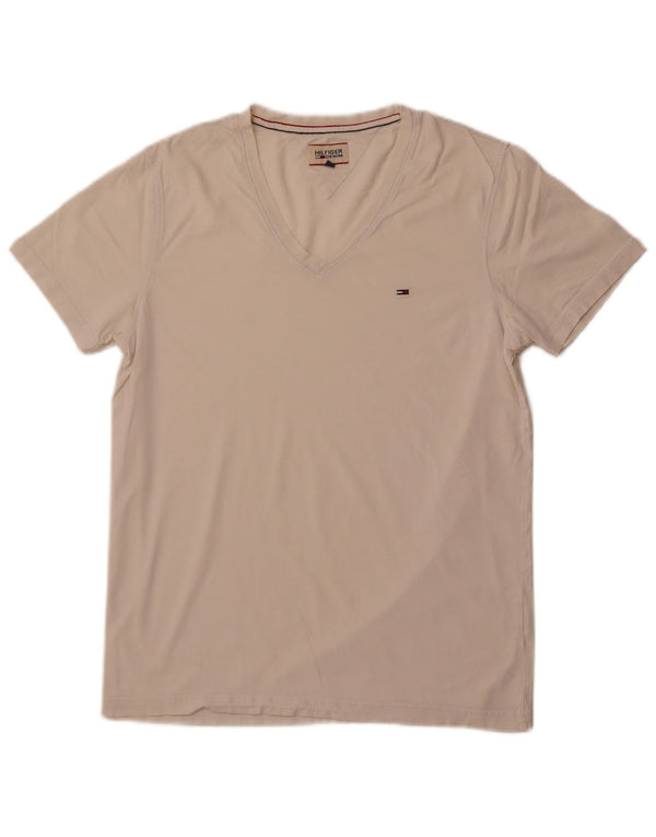 TOMMY HILFIGER T-shirt da uomo grande bianca