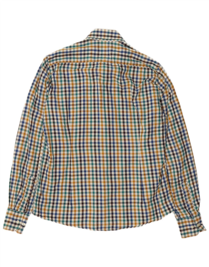 BARBOUR Mens Tailored Fit Shirt Medium Multicoloured Check Cotton