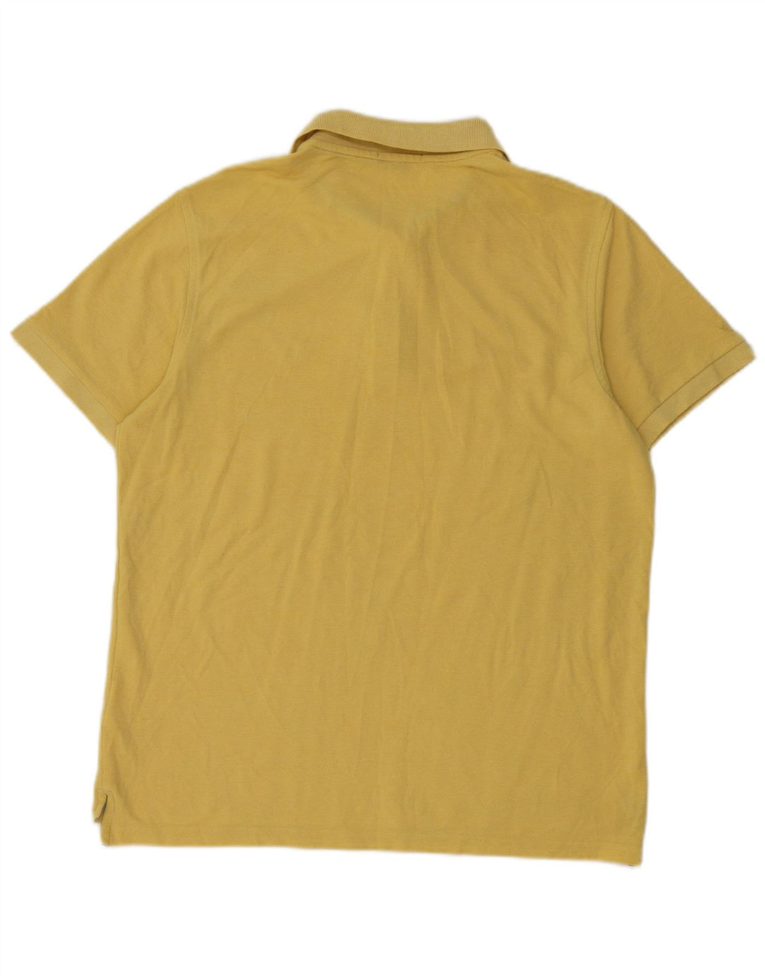 Polo da uomo Lyle & Scott grande in cotone giallo