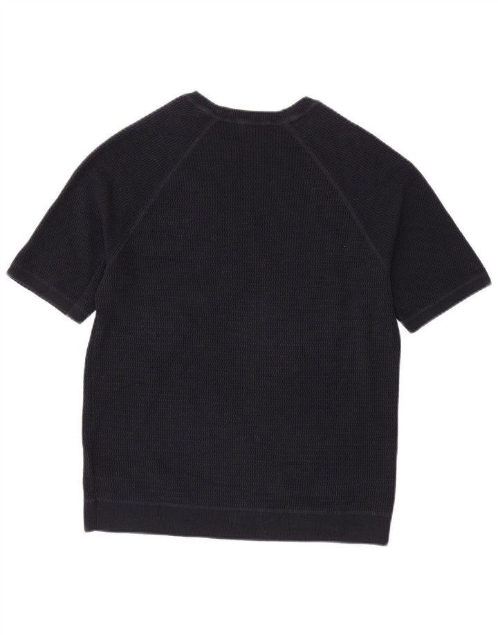 T-shirt da uomo Cos Top in cotone blu navy medio