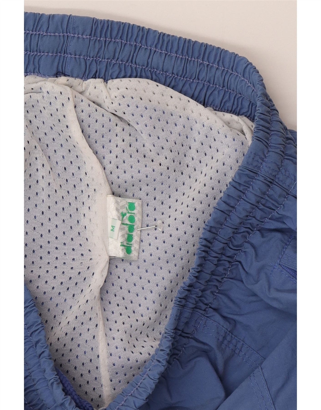 DIADORA Pantaloni Tuta Uomo Joggers Blu Medio Nylon