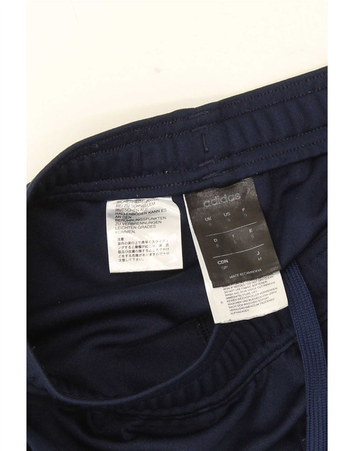 Pantaloni da tuta Adidas Climalite da uomo piccoli in poliestere blu navy