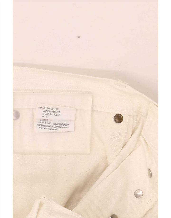 Jeans dritti da uomo Replay W38 L34 cotone bianco