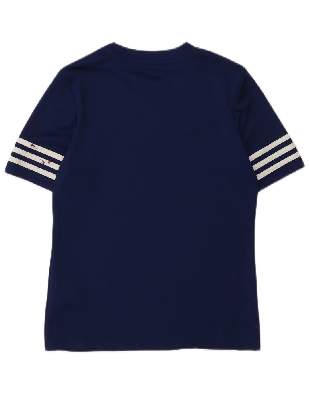 Maglietta Adidas Climalite da ragazzo, 11-12 anni, grande, in poliestere blu navy