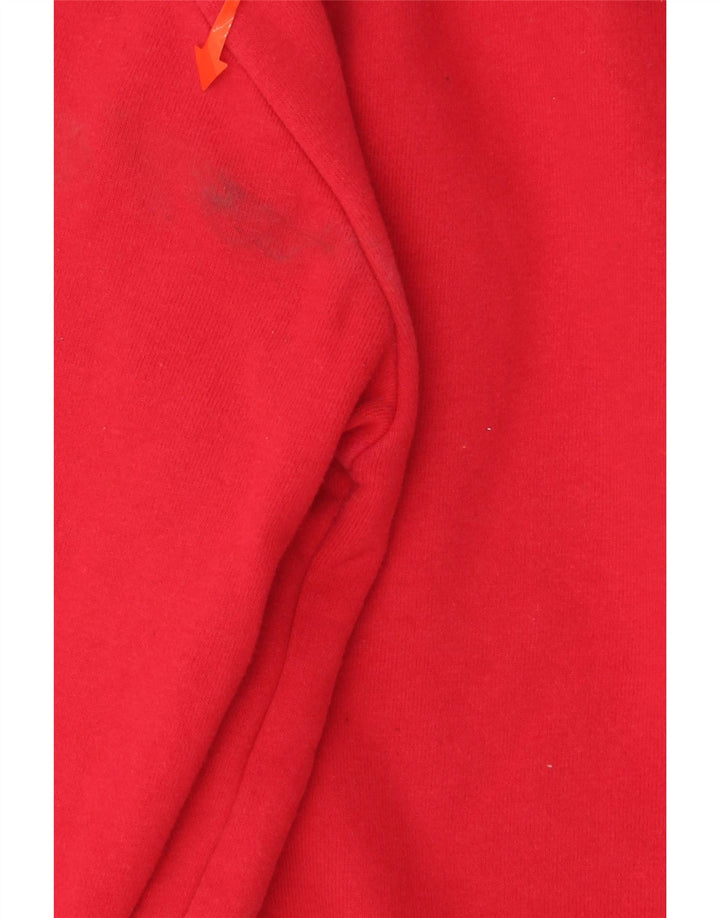 ELLESSE Womens Graphic Sweatshirt Jumper UK 12 Medium  Red Cotton Vintage Ellesse and Second-Hand Ellesse from Messina Hembry 