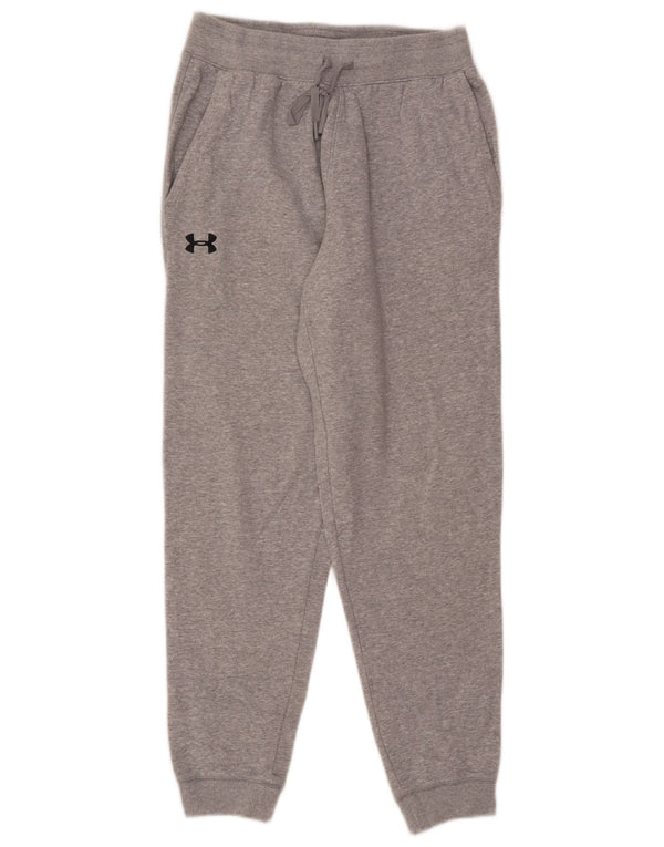 Pantaloni da tuta da uomo Under Armour Pantaloni da jogging Cotone chiazzato grigio medio