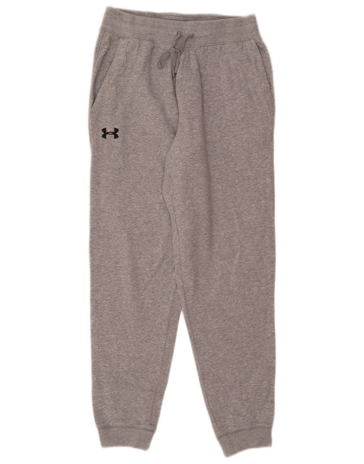 Pantaloni da tuta da uomo Under Armour Pantaloni da jogging Cotone chiazzato grigio medio