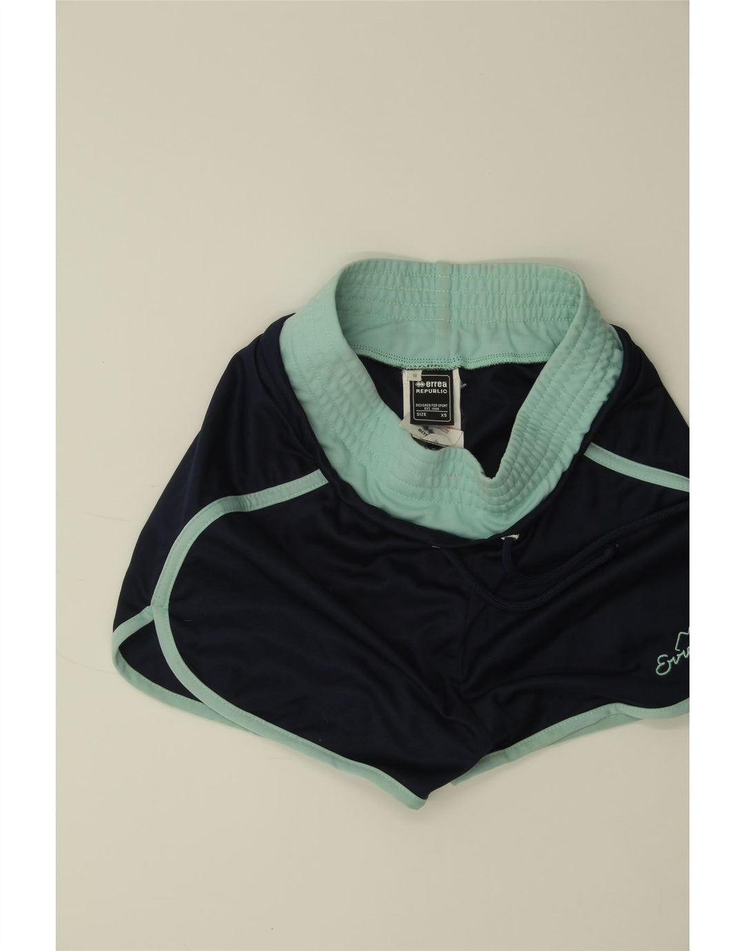 ERREA Womens Sport Shorts UK 6 XS  Navy Blue Polyester Vintage Errea and Second-Hand Errea from Messina Hembry 
