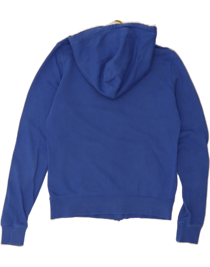 NIKE Womens Zip Hoodie Sweater UK 14 Medium Blue Cotton Vintage Nike and Second-Hand Nike from Messina Hembry 