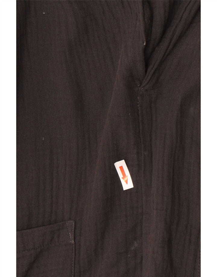 Camicetta oversize da donna Zara con maniche a 3/4, taglia UK 12, media, nera
