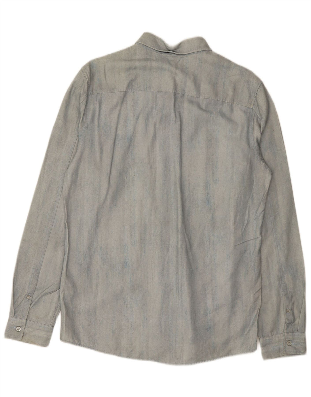 Camicia Cos da uomo in denim piccola blu Lyocell