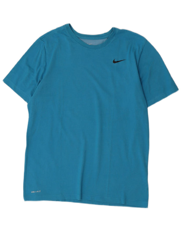 T-shirt Nike Dri Fit da uomo, taglia grande, in cotone blu
