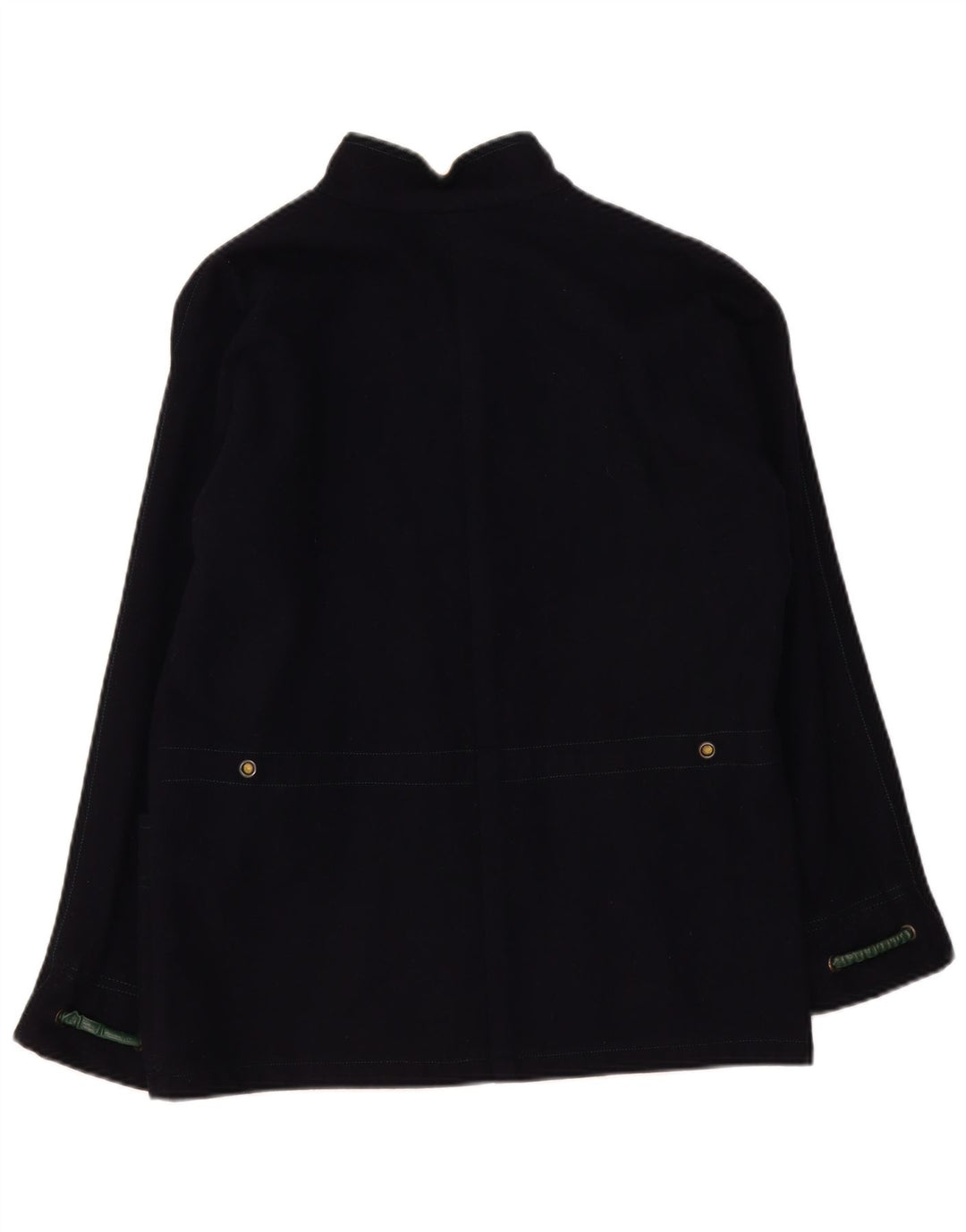 Giacca utilitaria vintage da donna UK 16 grande blu navy