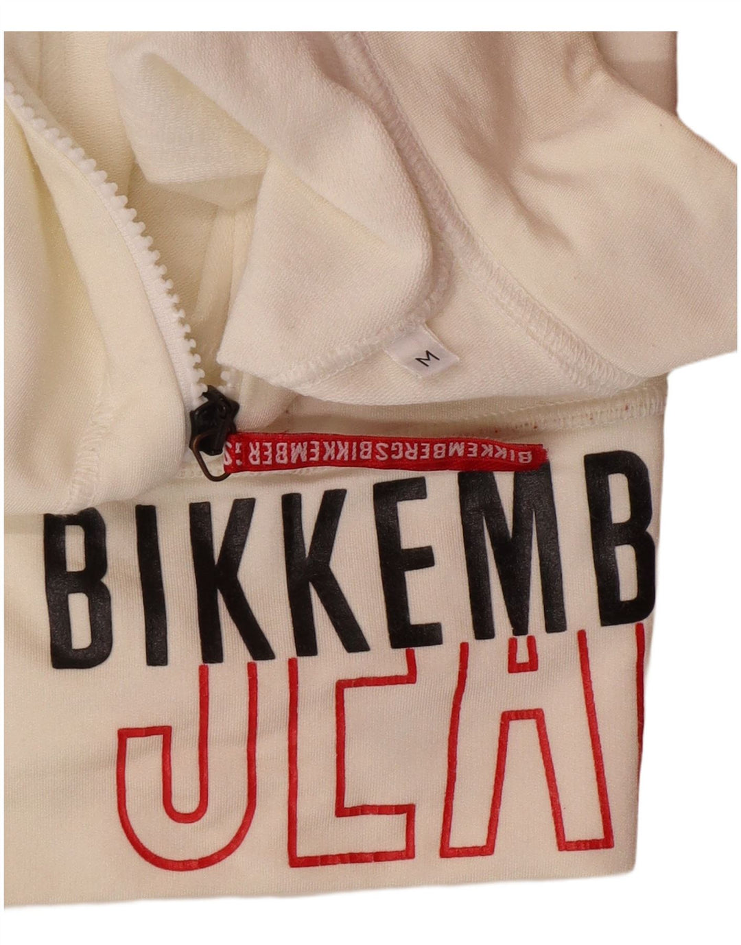 BIKKEMBERGS Girls Graphic Tracksuit Top Jacket 11-12 Years Medium White