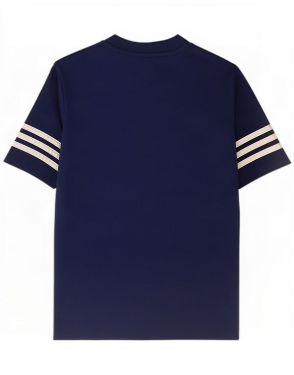 Adidas T-shirt Climalite da bambino 11-12 anni Large Blu navy Poliestere