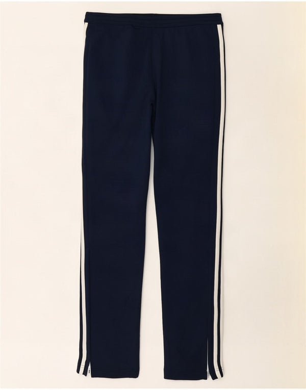 Pantaloni da tuta con grafica Adidas da donna UK 8/10 Small Poliestere blu navy