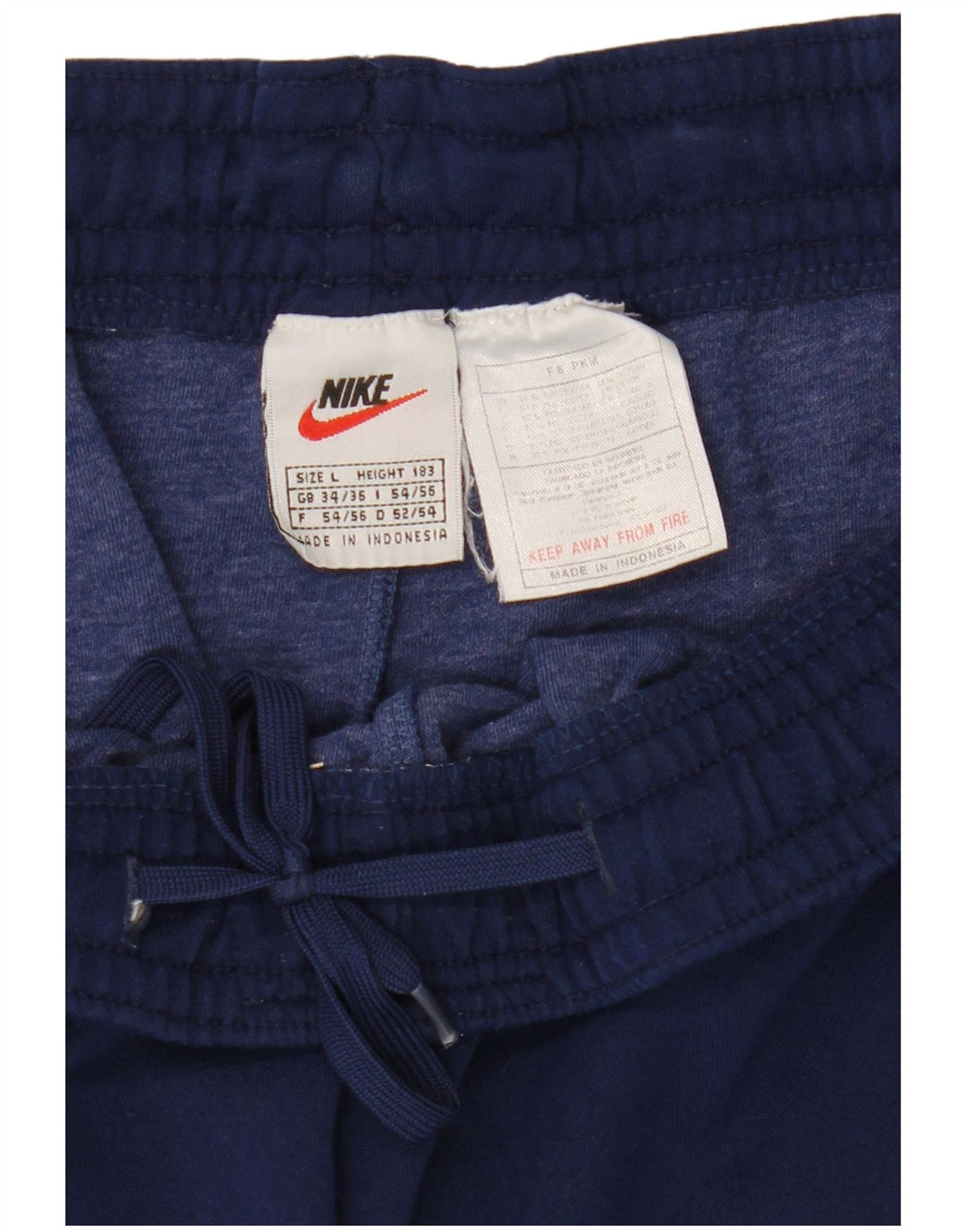 Pantaloncini sportivi da uomo Nike Large in poliestere blu navy