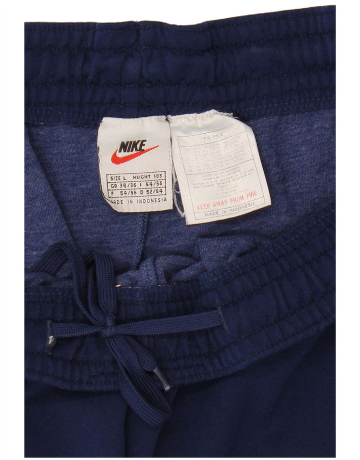 Pantaloncini sportivi da uomo Nike Large in poliestere blu navy
