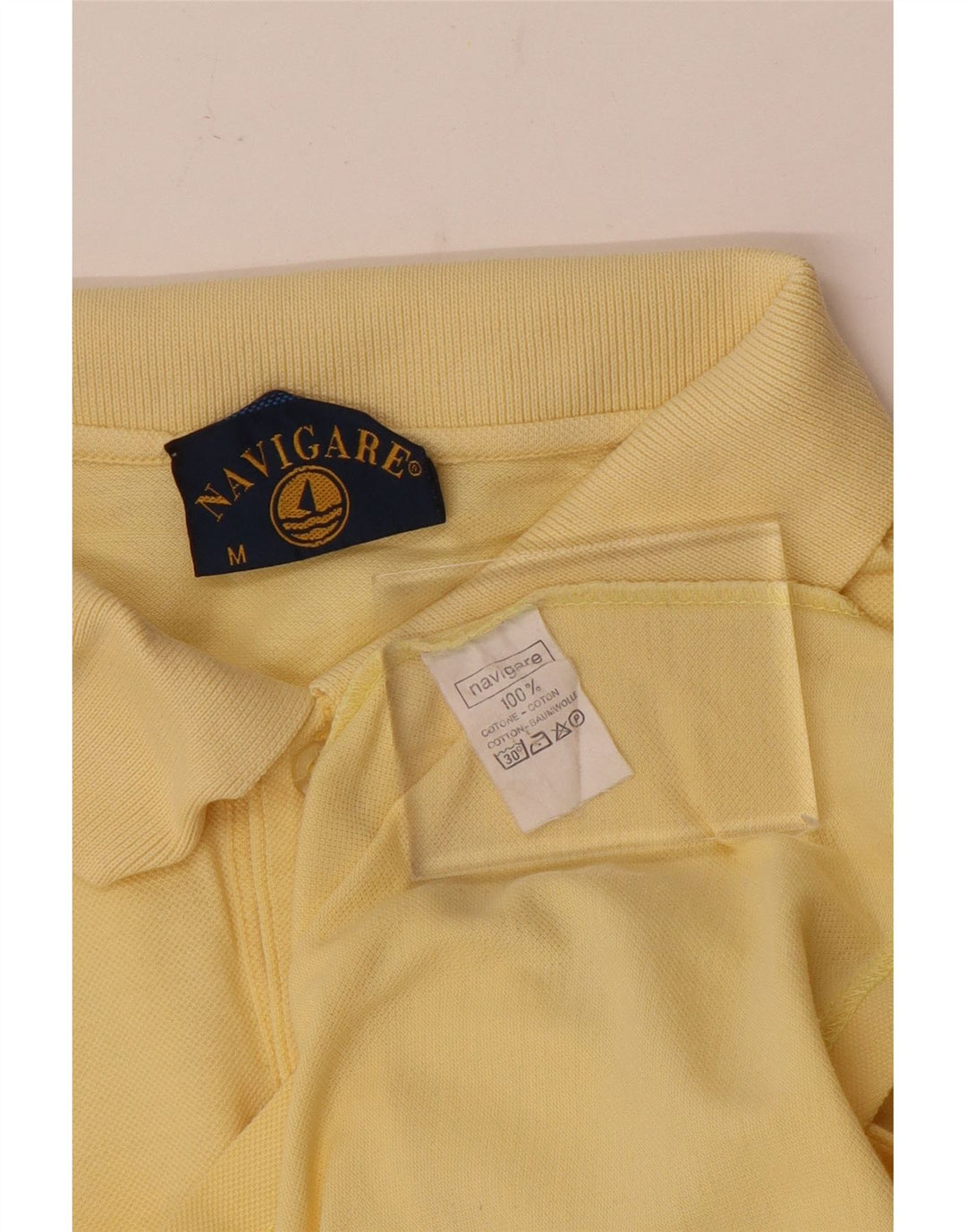 Polo Uomo Navigare Giallo Medio in cotone