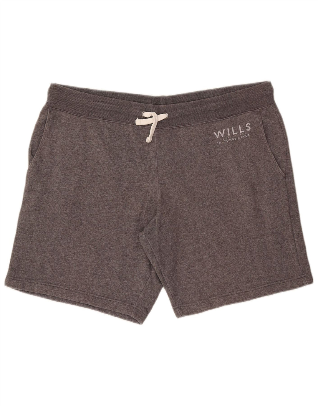 Pantaloncini sportivi Salcombe Devon da uomo Jack Wills XL in cotone grigio