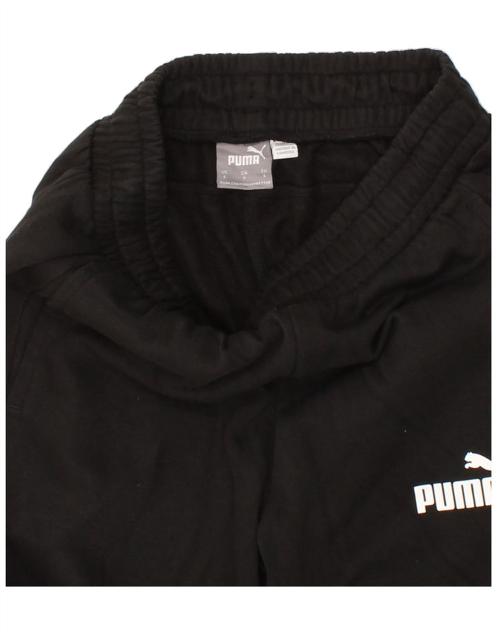 PUMA Mens Tracksuit Trousers Joggers Small Black Vintage Puma and Second-Hand Puma from Messina Hembry 