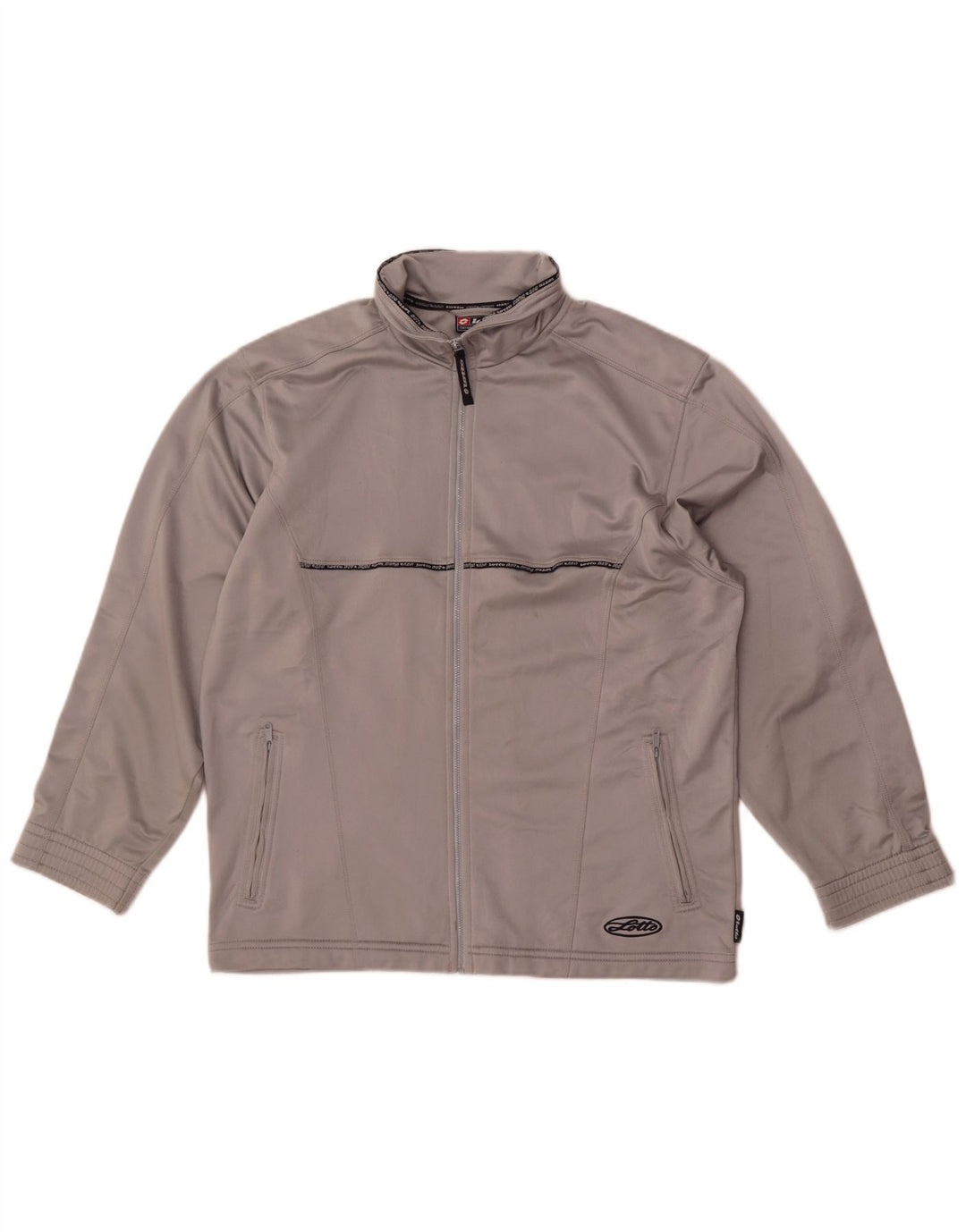 Giacca da tuta da donna Lotto UK 12 Poliestere grigio medio