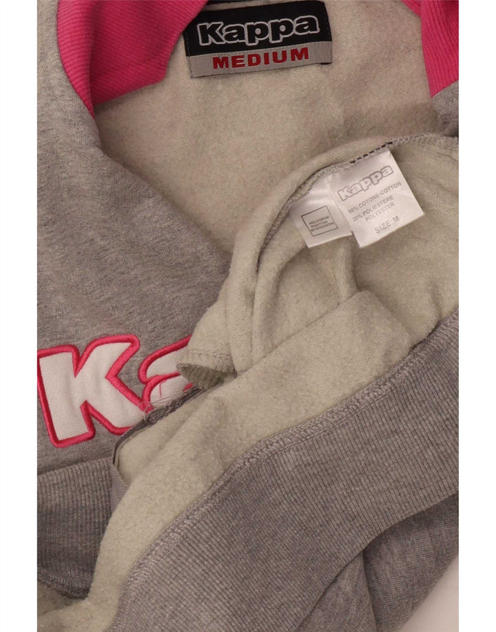 Giacca da tuta grafica da donna Kappa UK 12 Colorblock grigio medio