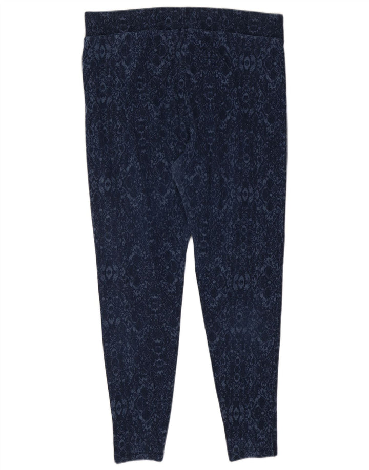 Leggings da donna Marks & Spencer UK 18 XL Blu Ikat