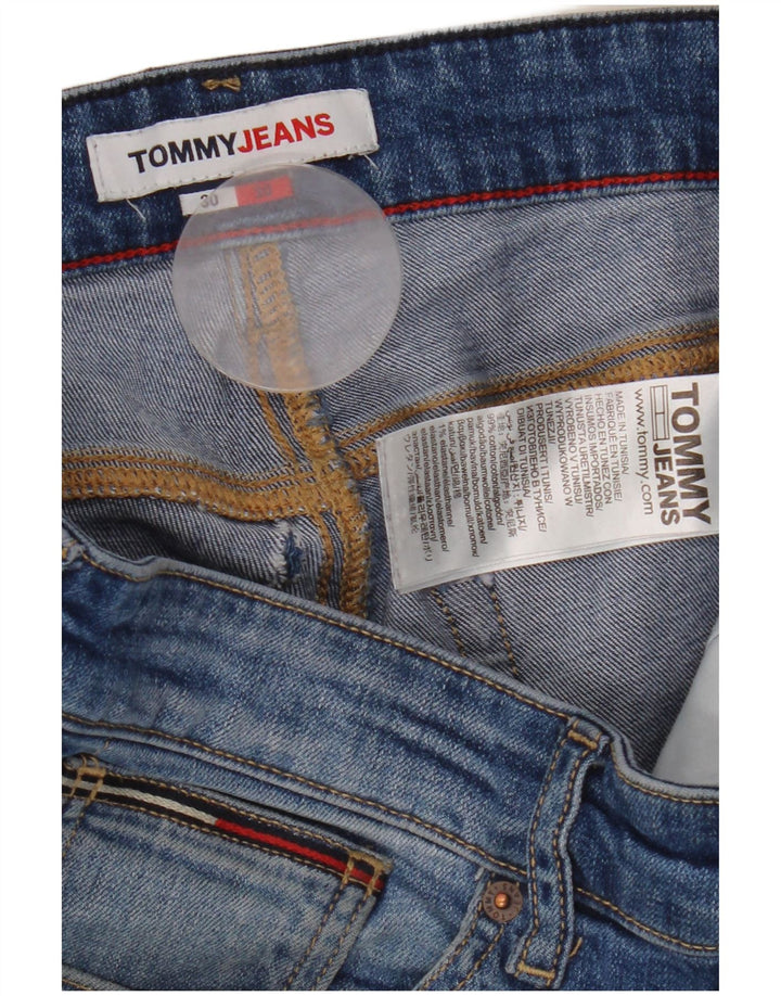 Jeans slim da uomo Tommy Hilfiger W30 L30 cotone blu